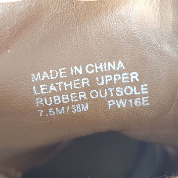 MICHAEL KORS Piece US 7,5M Brown Suede Lace Up Wedge Booties Ankle Boots - Picture 15 of 15